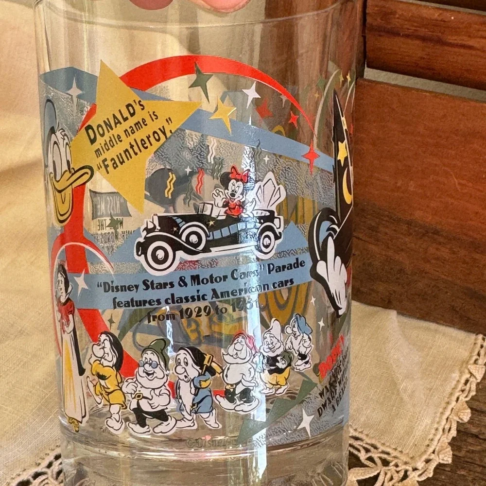 McDonalds Disney 100 Years of Magic Glass Mickey Mouse Steamboat Willie 2002